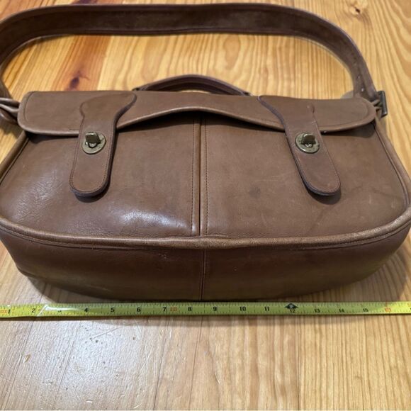 Vintage Coach Musette Leather Messenger Bag Briefcase Laptop Bag 238-5643 - Picture 12 of 16